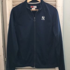 Yankees navy zip up